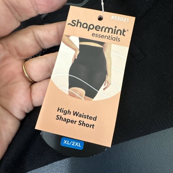 Shapermint Essentials High Waisted Shaper Short Women's XL/2XL Black New 0064 - Picture 7 of 15